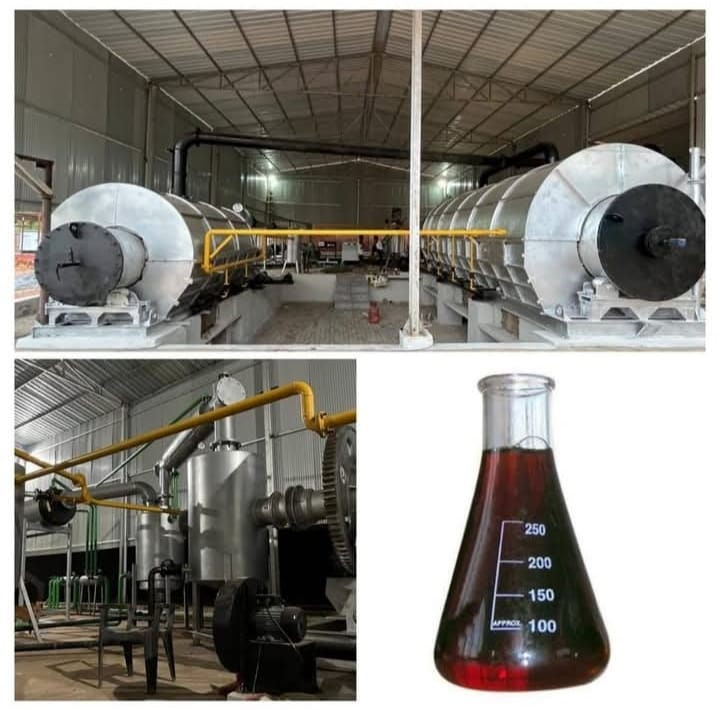 Recovered alternative fuel output from plastic waste and RDF