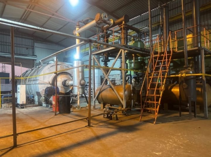 IMI thermal conversion plant — reactor and processing systems